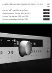 Arcam A80 Stereo Amplifier User Manual