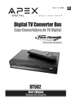 Apex Digital DT502 TV Converter Box User Manual