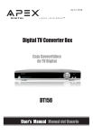 Apex Digital DT150 TV Converter Box User Manual