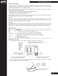 APC none Network Card User Manual