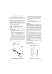 APC NET9RMBLK Surge Protector User Manual