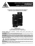 Amtrol HM-41Z Water Heater User Manual