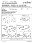 American Standard 6030Y1.118.XXX Hot Tub User Manual