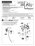 American Standard 4504 Indoor Furnishings User Manual