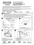 American Standard 2646 Indoor Furnishings User Manual