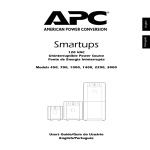 American Power Conversion 200/208 V Power Supply User Manual