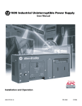 American Power Conversion 1609 Power Supply User Manual