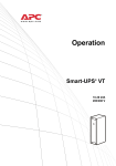 American Power Conversion 10-30 KVA Power Supply User Manual