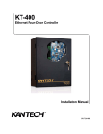 American Dynamics KT-400 Network Card User Manual