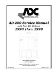 American Dryer Corp. AD-200 Clothes Dryer User Manual