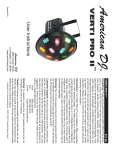 American DJ Uni Pack DJ Equipment User Manual