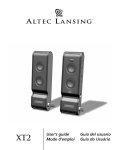 Altec Lansing XT2 Laptop User Manual