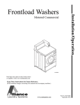 Alliance Laundry Systems FLW1526C Speaker System User Manual