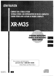 Aiwa XR-M35 CD Player User Manual