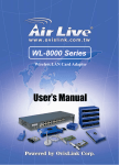 Air Health WL-8000 Series Network Card User Manual
