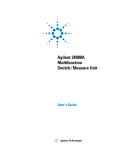 Agilent Technologies Switch/Measure Switch User Manual