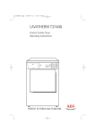 AEG T300 Clothes Dryer User Manual