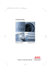 AEG 86850 Washer User Manual