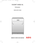 AEG 44060 VIL Dishwasher User Manual