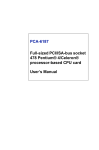 Advantech PCA-6187 Computer Hardware User Manual