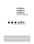 a/d/s/ HT400iw Speaker User Manual