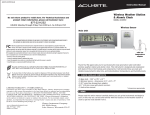 Acu-Rite 972 Marine Radio User Manual