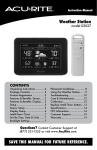 Acu-Rite 2027 Weather Radio User Manual