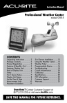 Acu-Rite 1015 Weather Radio User Manual