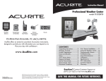 Acu-Rite 01502BPDI Marine Radio User Manual