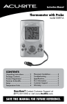 Acu-Rite 00891A Thermometer User Manual