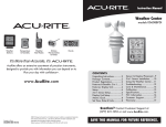 Acu-Rite 00608BPDI Weather Radio User Manual