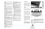 Acoustic Research ARPR808 Recording Equipment User Manual