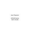 Acer H7531D Projector User Manual