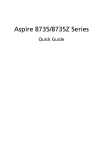 Acer 8735 Laptop User Manual