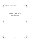 Acer 7600 series Personal Computer User Manual