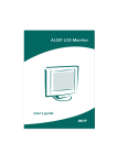 Acer 501 Computer Monitor User Manual