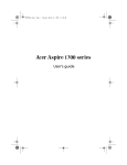 Acer 1700 Personal Computer User Manual