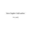 Acer 1410 Laptop User Manual