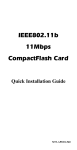 Abocom CWB1000 Network Card User Manual