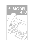 Aastra Telecom 470 Telephone User Manual