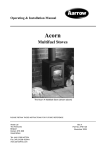 Aarrow Fires Tf 70 Boiler User Manual