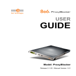 8e6 Technologies ProxyBlocker Network Card User Manual