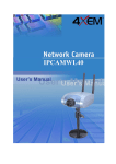 4XEM IPCAMWL40 Security Camera User Manual