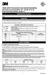 3M 28436 Power Supply User Manual