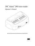 3M 1780 Projector User Manual