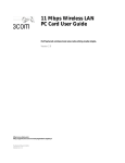 3Com WL-305 Network Card User Manual