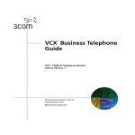 3Com V7000 Telephone User Manual