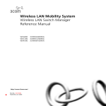 3Com 3CRWX120695A WXR100 Switch User Manual