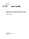 3Com 3C996B-T Network Card User Manual