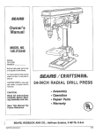 Sears 149.213340 Owner`s manual